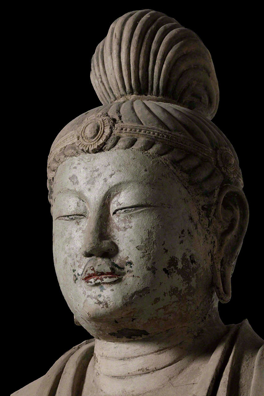 Cabeza del bodhisattva Nikkō.