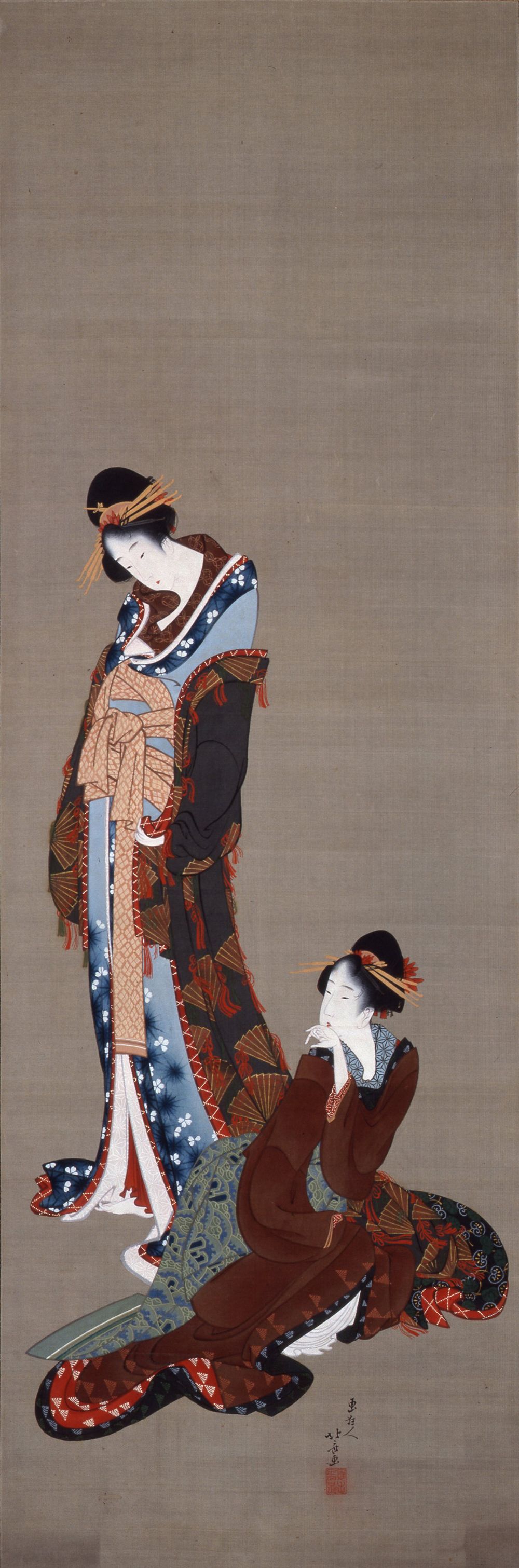 Dos bellezas. (Colección del Museo de Arte MOA.)
