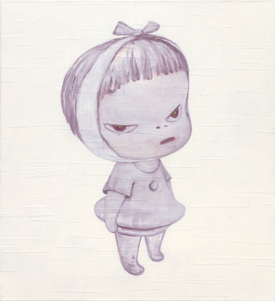 Paperas. © Nara Yoshitomo. Imagen cortesía de la Fundación Nara Yoshitomo. Colección del Museo de Arte de Aomori.