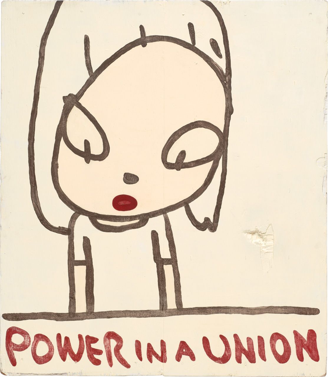 Power in a union. © Nara Yoshitomo. Imagen cortesía de la Fundación Nara Yoshitomo.